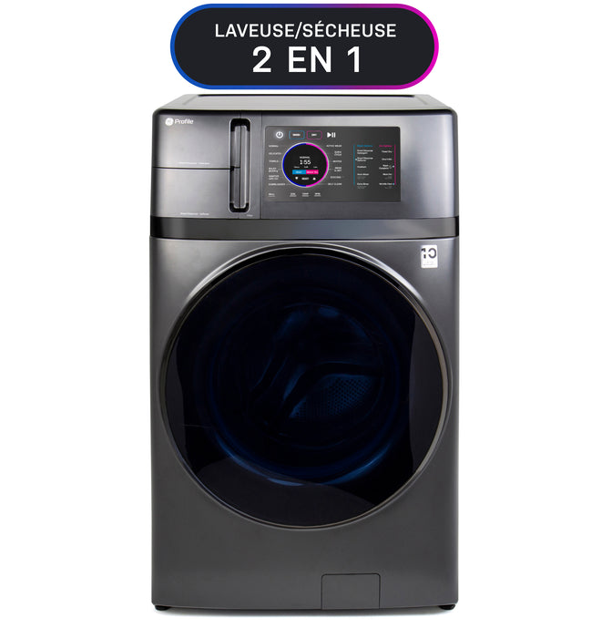 Laveuse-sécheuse tout-en-un ultrarapide Profile de 5,5 pi³ avec pompe à chaleur sans conduit et mode d’élimination de poils d’animaux - PFQ97HSPVDS