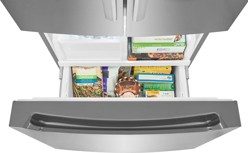 Réfrigérateur Frigidaire Gallery de 20 pi3 à portes françaises - Acier inoxydable Smudge-ProofMD - GRFS2023AF