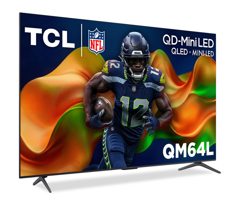 Téléviseur intelligent Mini DEL QD TCL QM64L 4K de 65 po avec Fire TV (65QM64L) - modèle 2026