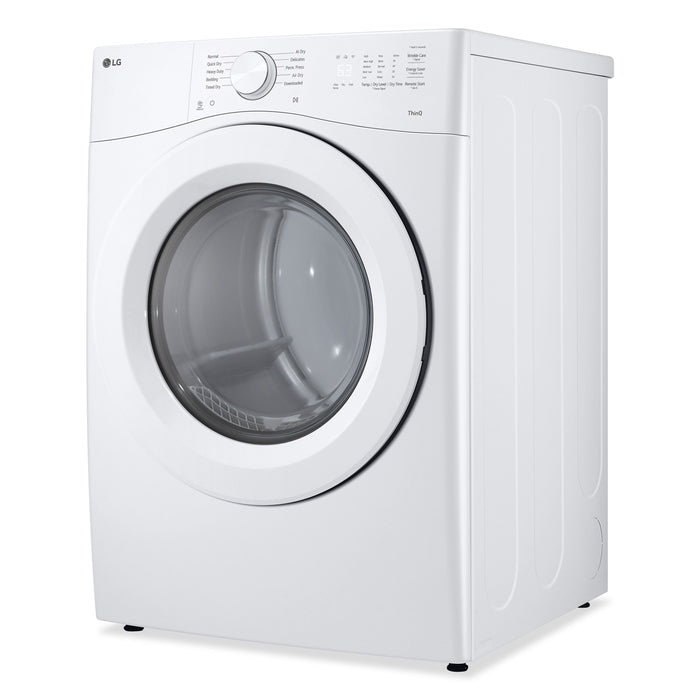 Sécheuse électrique LG à très grande capacité de 7,4 pi3 avec AI Sensor DryMD - DLE3420W