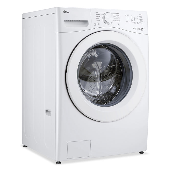 Laveuse LG à chargement frontal à très grande capacité de 5,2 pi3 avec lavage avec IA - blanche - WM3420CW