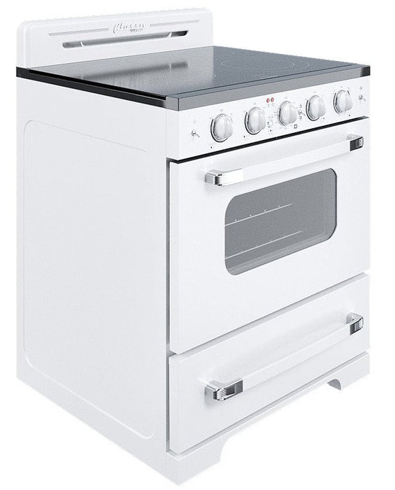 Cuisinière électrique  Classic Rétro par Unique de 30 po à convection - UGP-30CR EC W