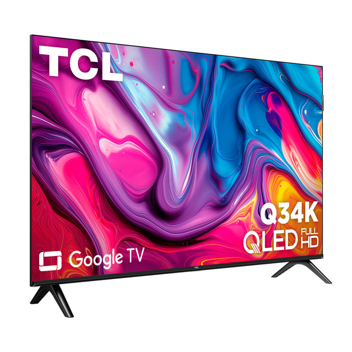 Téléviseur intelligent QLED TCL Q34K Full HD 1080p de 40 po avec Google TV (40Q34K) - modèle 2025