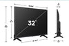 Hisense 32" QD4HSR QLED FHD Smart TV (32QD4HSR) - 2026 Model | Téléviseur intelligent QLED Hisense QD4HSR Full HD de 32 po (32QD4HSR) - modèle 2026
