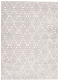 Carpette August griseblanche 6 pi 7 po x 9 pi 6 po