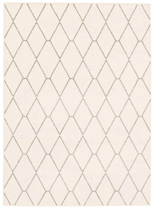 Carpette August blanchegrise 6 pi 7 po x 9 pi 6 po