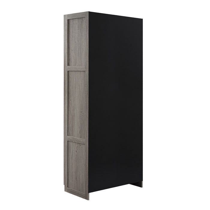 Armoire de rangement moderne Hopkins de Manhattan Comfort - grise
