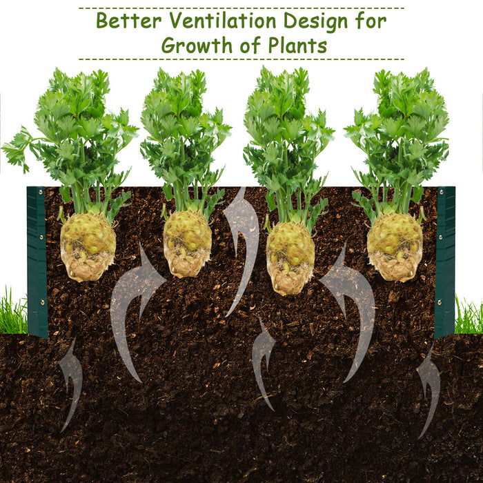 Bac A Plantes En Acier Costway 101,6cm X 81,3cm