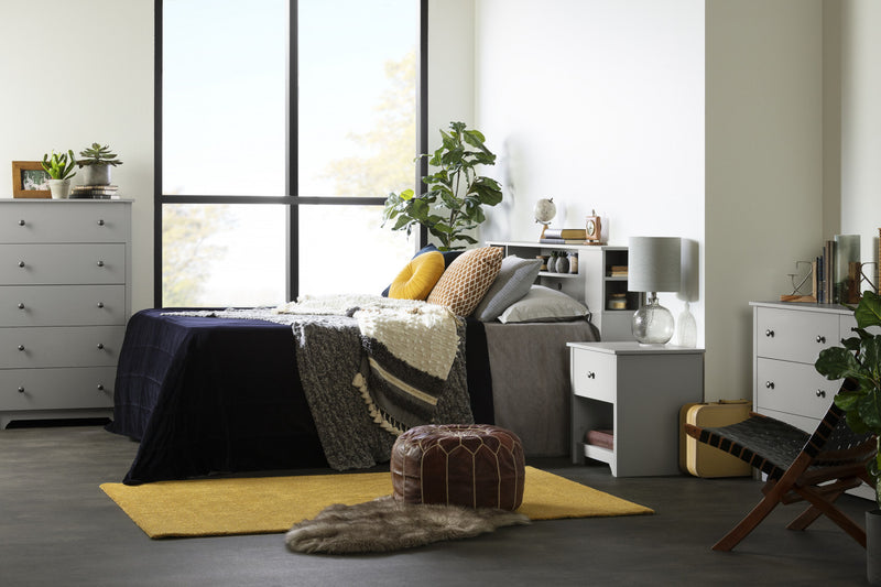 Vito Commode 6 Tiroirs - Gris Clair