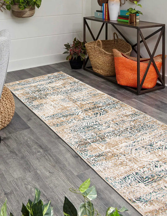 Carpette Zoe ivoire - 2 pi 8 po x 8 pi 2 po