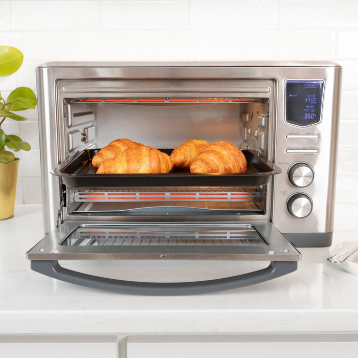 Four grille-pain à convection avec friteuse à air Kenmore, acier inoxydable - KKTOAF25SS