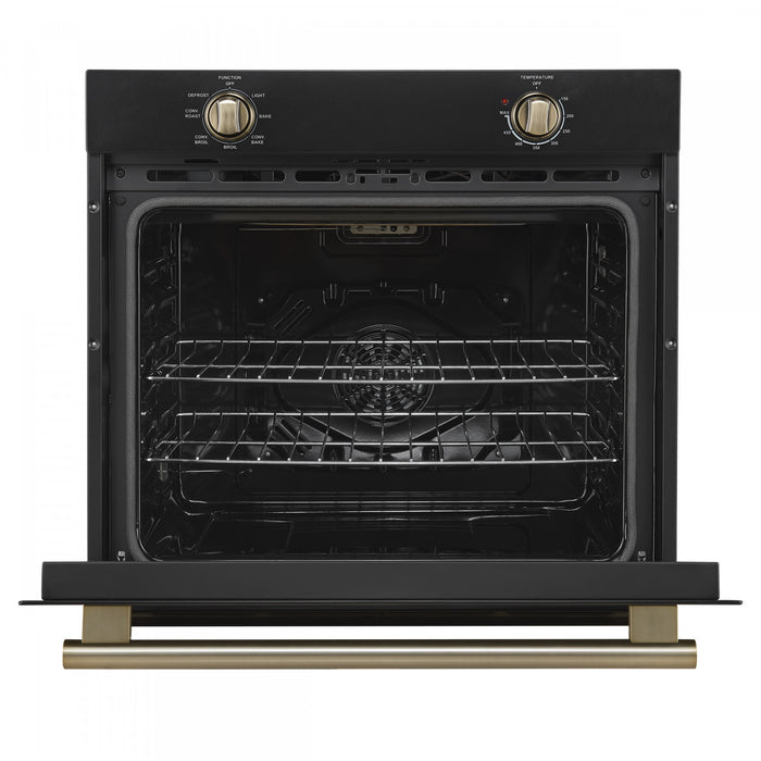 Four mural simple Vomero 30 po, noir, four a convection de 5 pi³ - FBOEL1370-30BLK