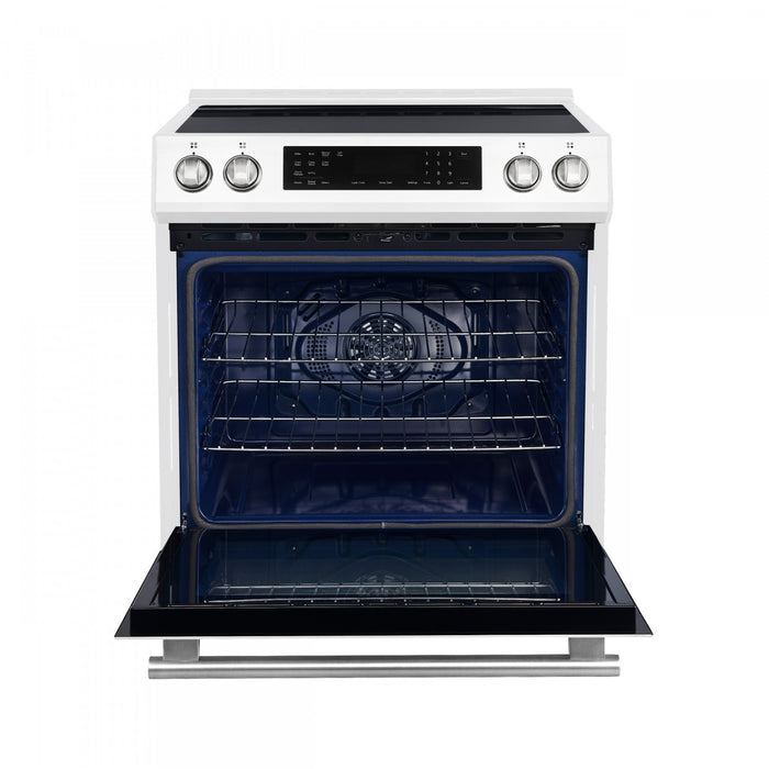 Cuisiniere a induction Donatello Espresso de 30 po, blanche – FFSIN0905-30WHT