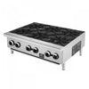 FORNO Commerciale 36 Inch Gas Hotplate with 6 Burners, 156,000 BTU, Stainless Steel - FCMHP0079-36 | Plaque de cuisson a gaz Commerciale de 36 po avec 6 bruleurs, 156 000 BTU, acier inoxydable – FCMHP0079-36