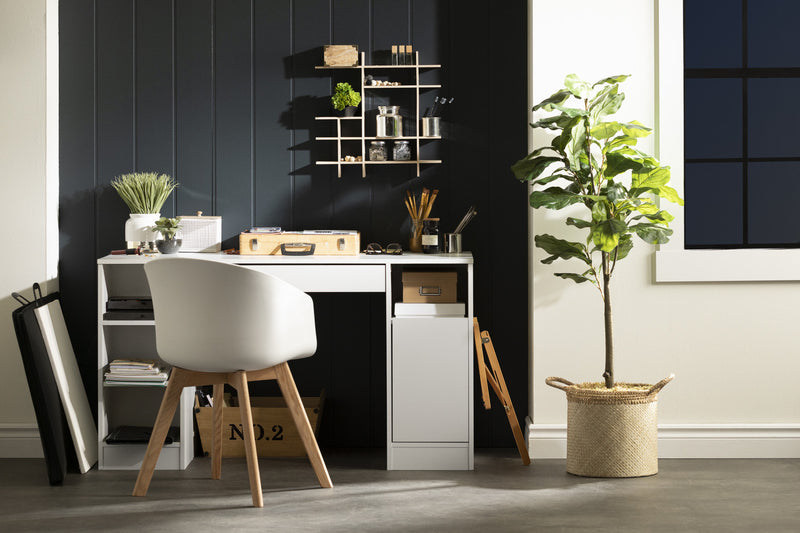 Crea Table De Travail - Blanc Solide