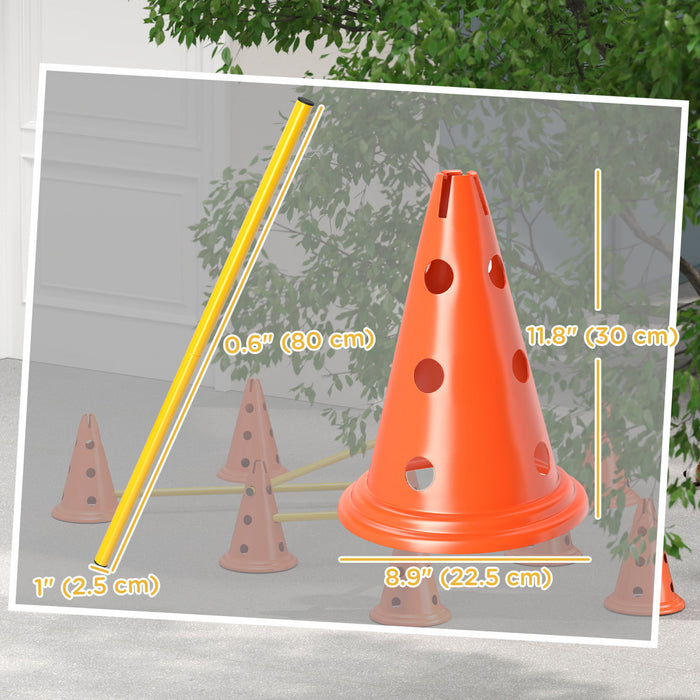 Ensemble d'Agilite Reglable pour Chiens