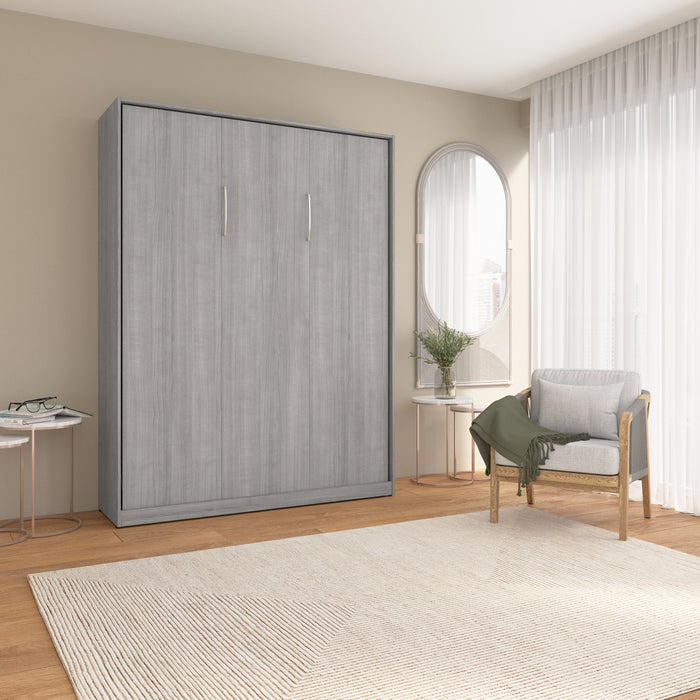 Grand lit escamotable Claremont de Bestar - gris platine