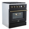 Forno Marco 30-inch Gas Range Black ,4.32 cu.ft - FFSGS6277-30BLK | Cuisiniere a gaz Marco 30 pouces noire, 4,32 pi³ – FFSGS6277-30BLK