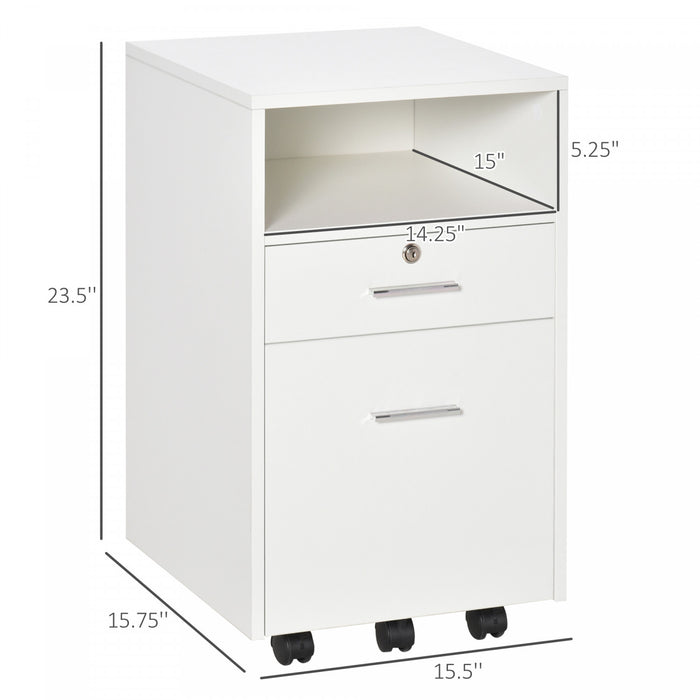 Vinsetto Classeur Avec Serrure Et Rail De Suspension