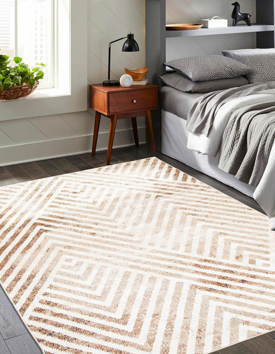 Carpette Lana ivoire - 5 pi 0 po x 8 pi 0 po 