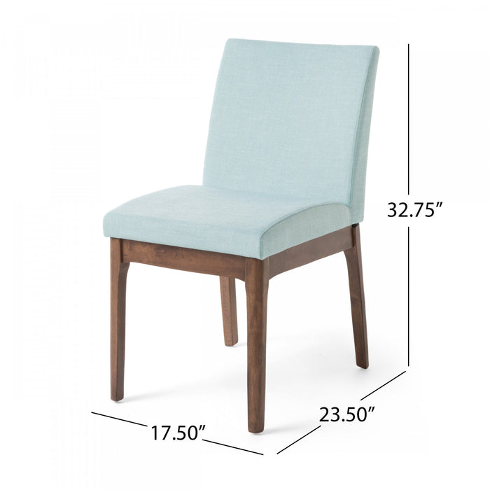 Lot De 2 Chaises De Salle À Manger Anastasia Avec Revêtement En Tissu -  Couleur Menthe