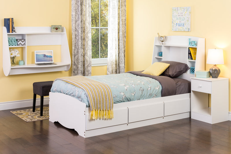 Tête de lit Astrid pour lit simple - blanche