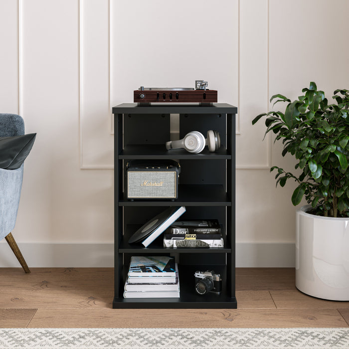 Bibliothèque tour audio Jasper Nordika à 4 tablettes - noire