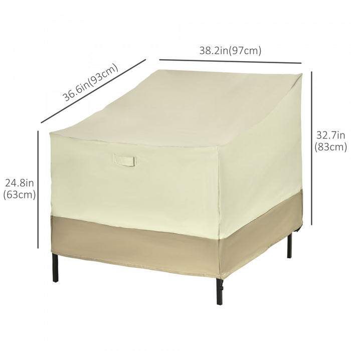 Housse De Chaise Sofa A Siege Unique Outsunny 38,2\"