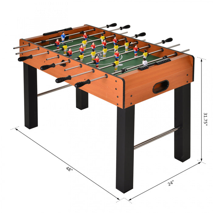 Soozier 48'' Babyfoot En Bois Jeu De Baby-foot Heavy Duty