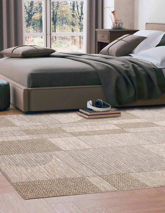 Carpette Bodhi taupe - 5 pi 0 po x 8 pi 0 po