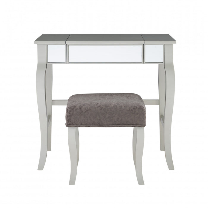 Ensemble de coiffeuse Harper - argenté