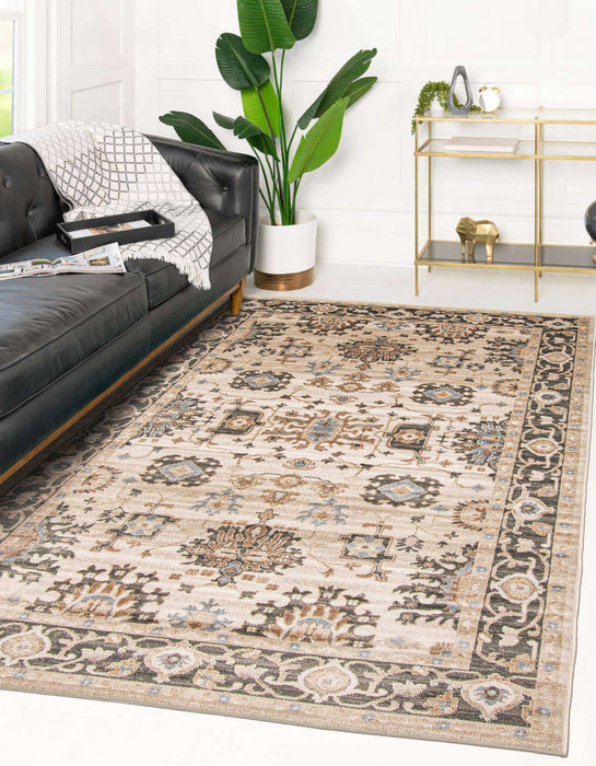 Carpette Gloria ivoire - 8 pi 0 po x 10 pi 0 po  
