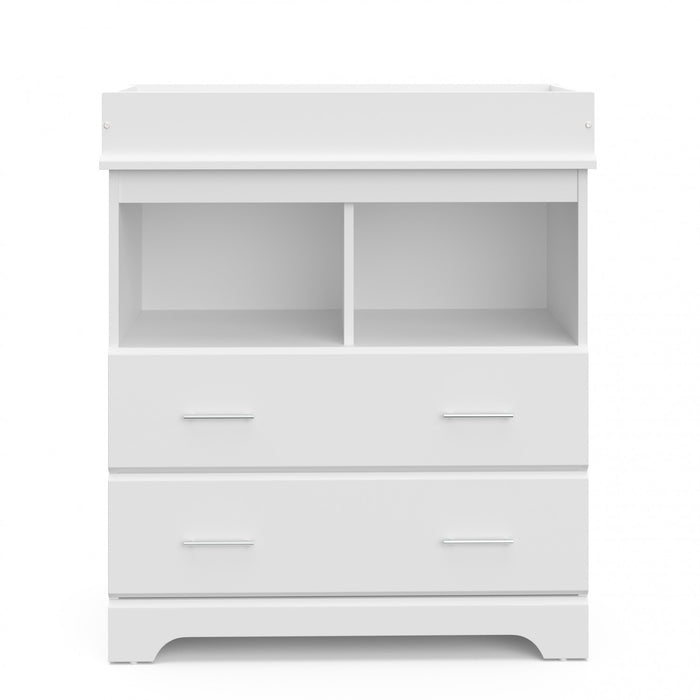 Storkcraft Brookside 2 Commode a langer a tiroirs - Blanc