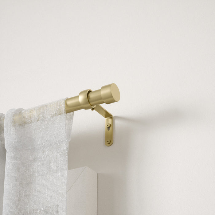  Tringle à rideaux extensible Cappa de Umbra dorée de 1 po - 66 po à 120 po