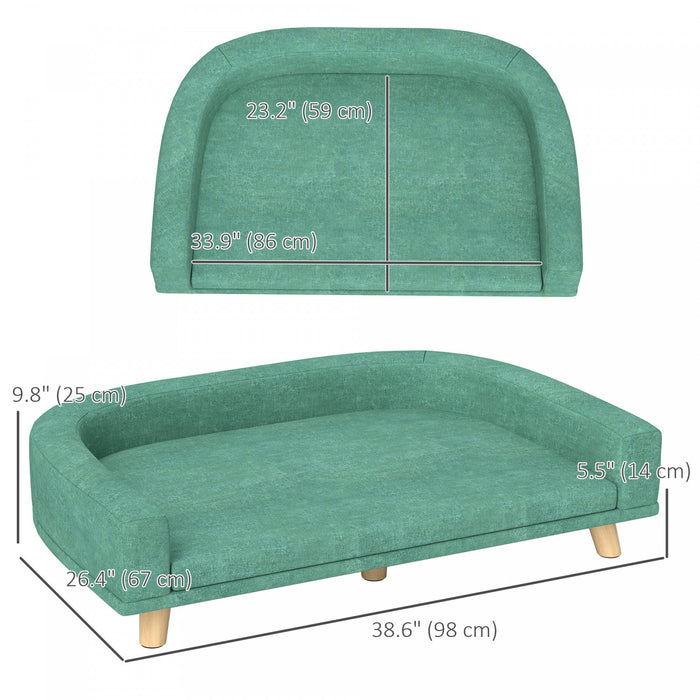 Canape pour chiens de grande taille avec housse lavable