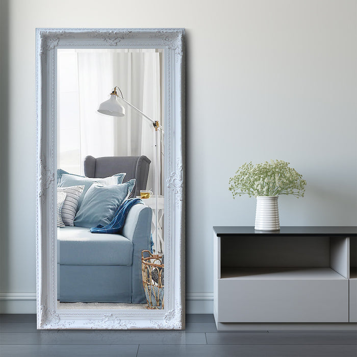 Miroir Nelson de 69 po blanc