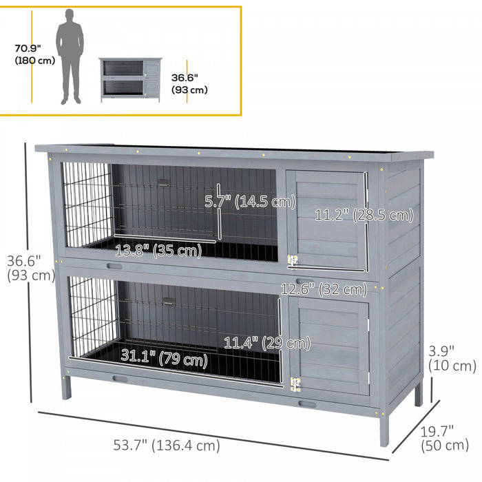 Lapin Hutch Lapin Maison Coop En Bois Run