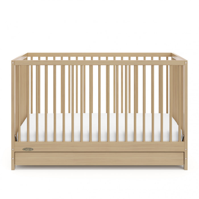 Graco Teddi Lit de bebe convertible 5-en-1 avec tiroir - Bois clair