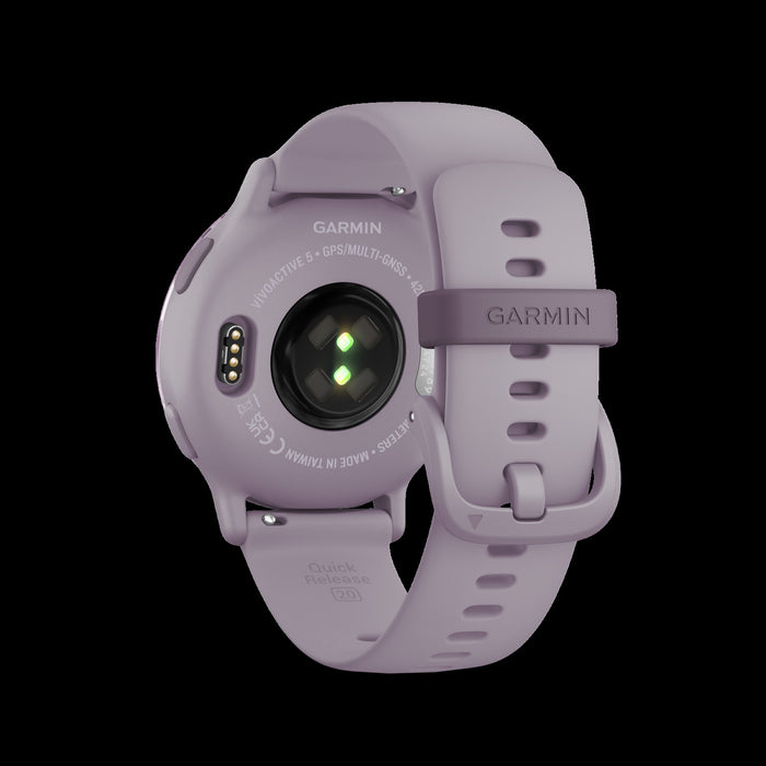 Garmin Vivoactive® 5 Montre Intelligente - Fonctionnalites Avancees De Suivi De La Sante Et De La Condition Physique - Orchidee
