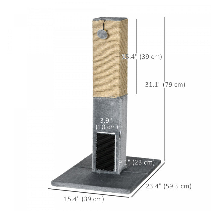 Arbre A Chat De 31 Po De Hauteur Pour Chats D'interieur