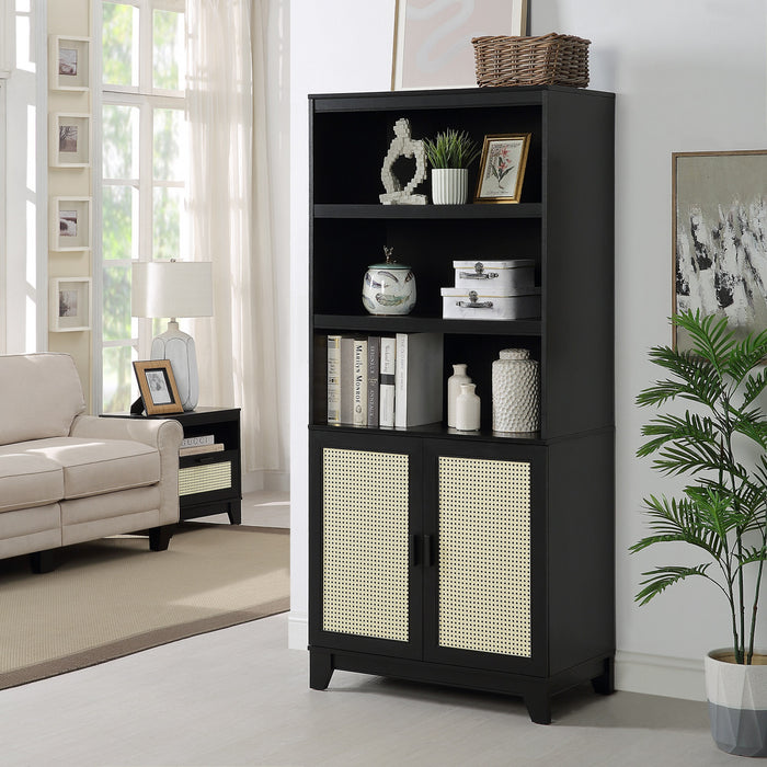 Ensemble de salon Sheridan style milieu du siecle 4 pieces en noir
