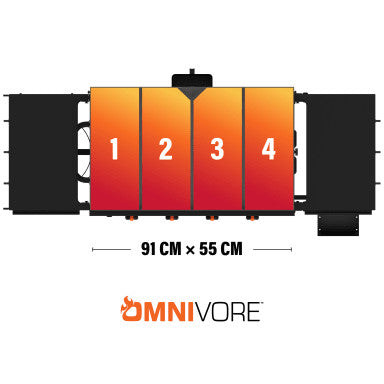 Plancha en fer forge Blackstone 36 avec capot - 2310CA