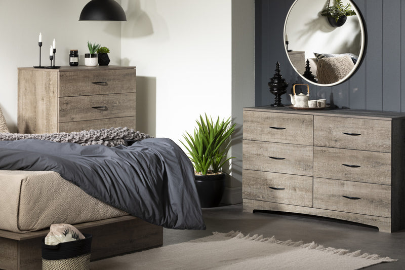 Step One Commode 6 Tiroirs - Chene Vieilli