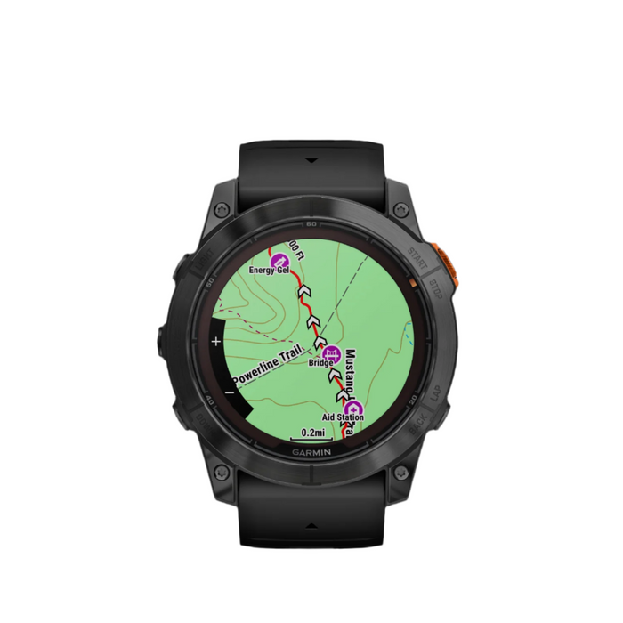 Garmin Fenix® 7x Pro Montre Gps Intelligente - Suivi De La Sante Avec Chargement Solaire, 51 Mm - Gris Ardoise