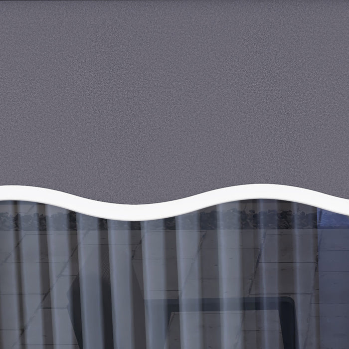 Outsunny Remplacement Dehousse D'auvent Exterieur En Tissu 11'x8'