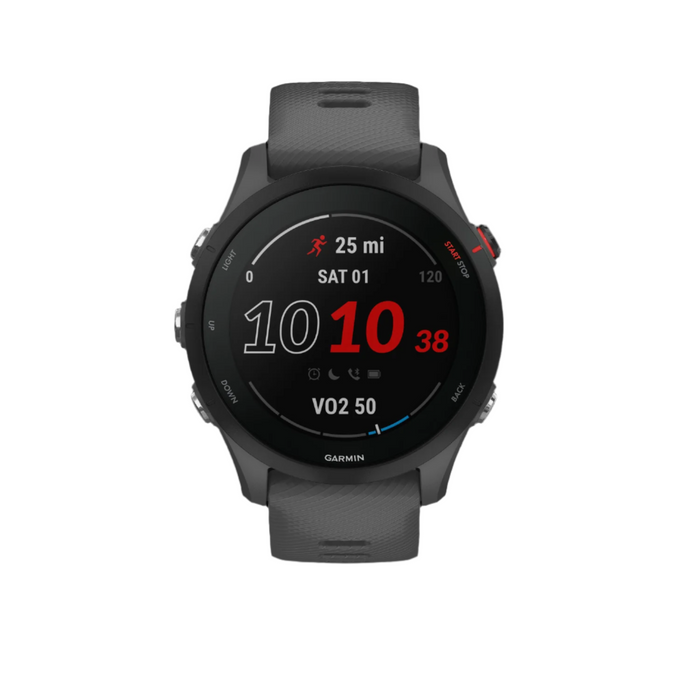 Montre Intelligente Gps Garmin Forerunner® 255 - Suivi De La Sante Quotidien Avec Une Autonomie De Batterie De 14 Jours - Gris Ardoise