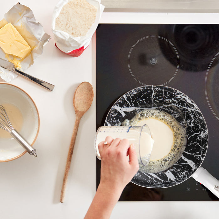 Poele A Crepes Et Crepes Italiennes En Marbre Diamant 25cm Arimi