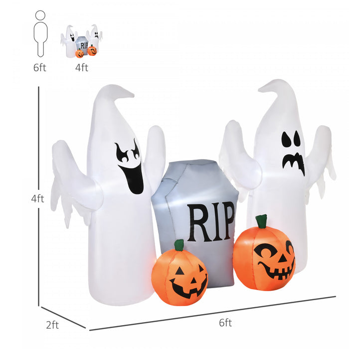 Homcom Fantomes Gonflables D'halloween