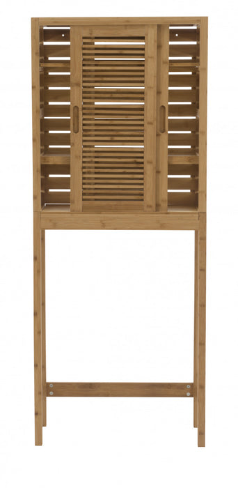 Armoire décorative à économie d’espace Bracken en bambou - naturelle