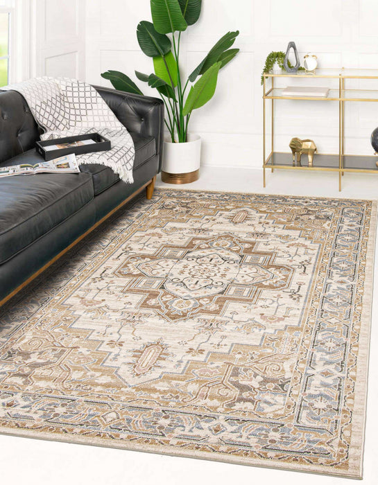 Carpette Katie ivoire - 5 pi 0 po x 8 pi 0 po  